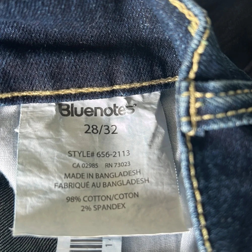 🌺NWOT🌺 BlueNotes Slim Straight Men’s Jeans - 28/32 - Picture 4 of 4